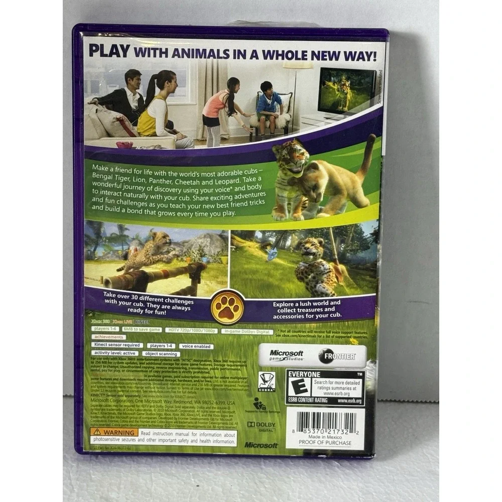 Kinectimals‎ (Microsoft Xbox 360, 2010)